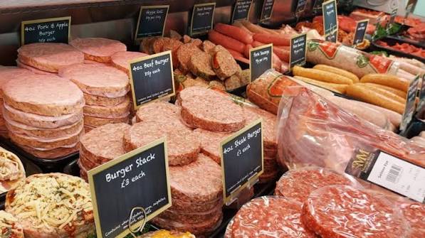 Mourne Meats counter display